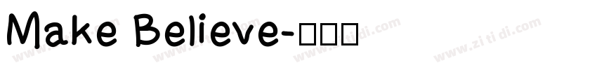 Make Believe字体转换
